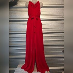 Bebe Red Satin Fabric